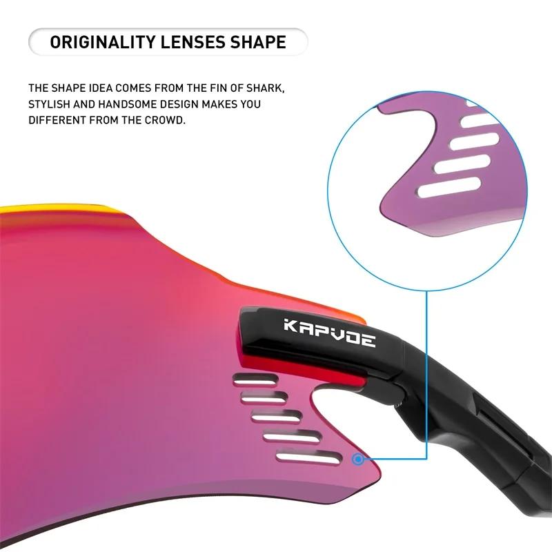 Kapvoe lunettes de soleil de vélo de route chaude Protection UV400 lunettes de cyclisme hommes femme