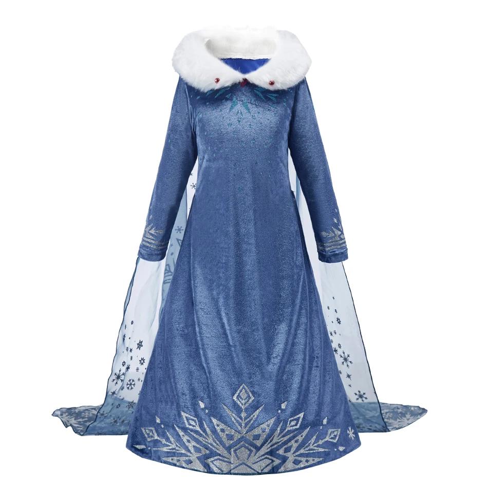 Robe de princesse pour filles, Costume de Cosplay Elsa Anna pour enfants, Jasmine Belle cendrillon a