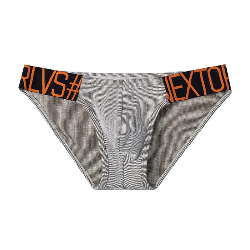 Sous-vêtements respirants en coton pour hommes, culottes à la mode, fourche haute, caleçons, OR6242