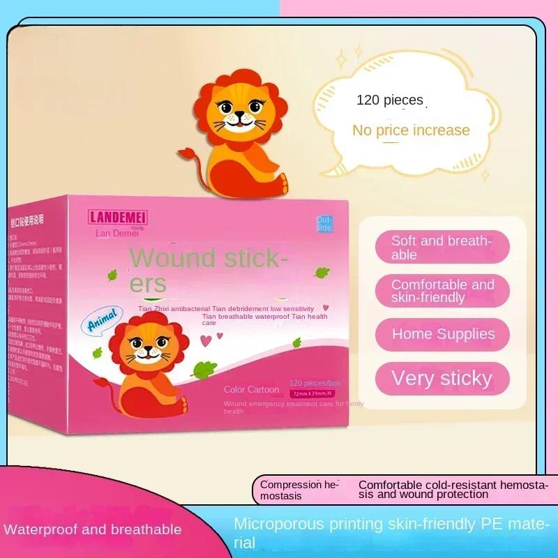 120 pièces/boîte dessin animé pansement mignon Mini enfants respirant imperméable pansement médical