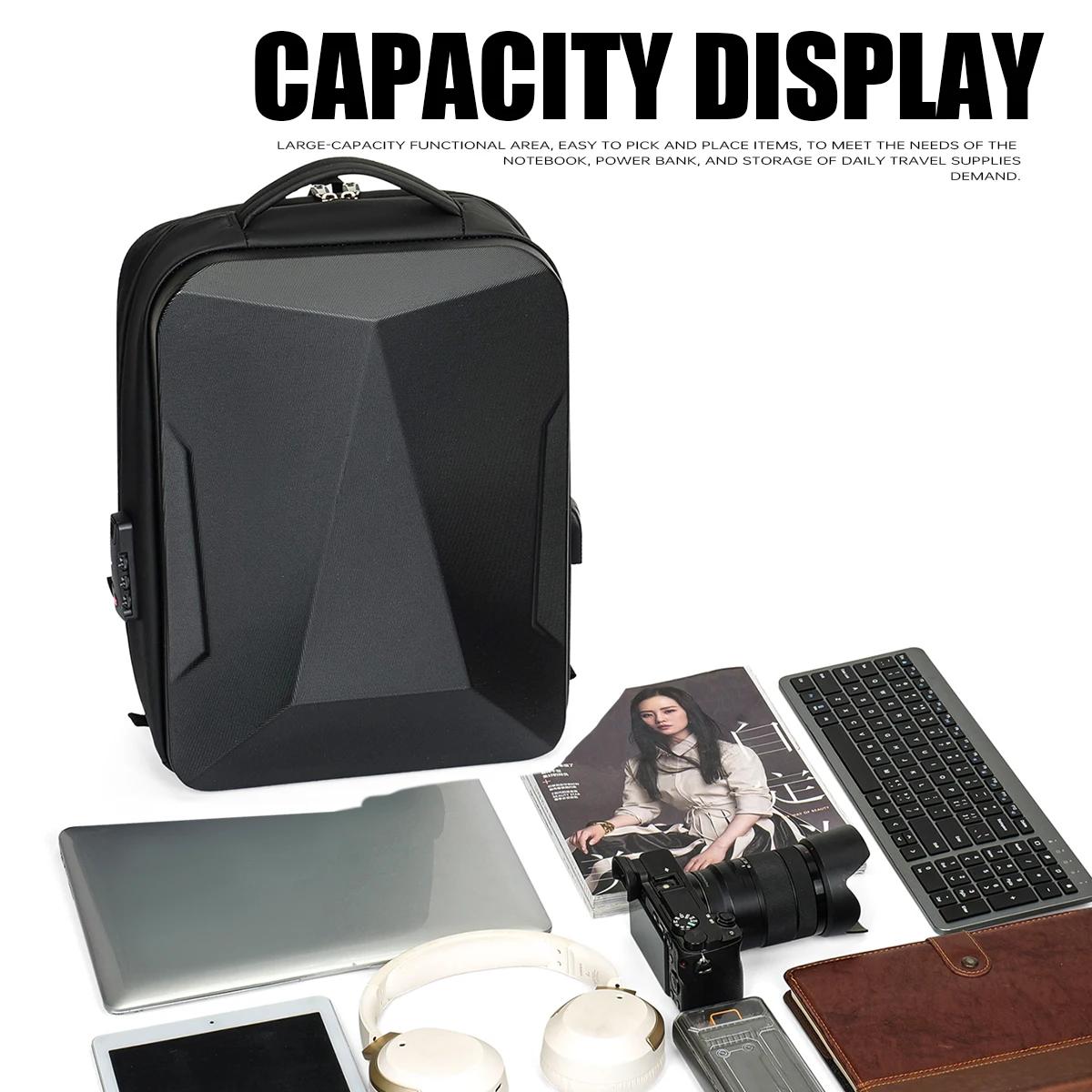 Sac à dos d'ordinateur extensible pour hommes, grande capacité, voyage d'affaires, sac à bagages, je