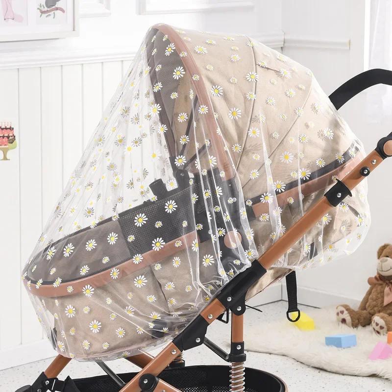 Moustiquaire pare-soleil pour chariot de bébé, filet universel pour landau, Buggys, filet anti-insec