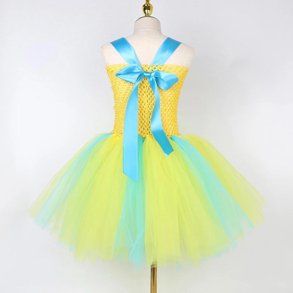 Costumes de flet de sirène pour bébés filles, robe tutu de poisson de dessin animé pour enfants, ten