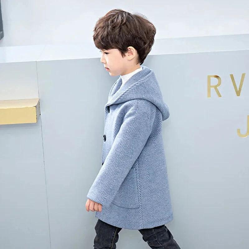 Veste hiver garçon version coréenne épaississante - Mode mi-long chaude décontractée 2024