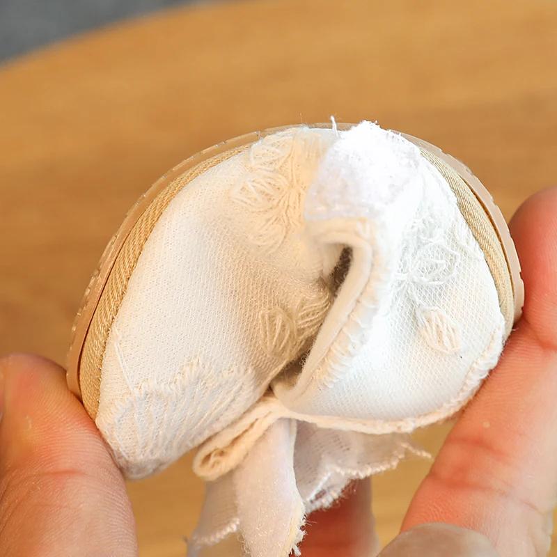Mignon blanc dentelle bébé fille princesse chaussures bébé mocassins Moccs chaussures nœud frange se