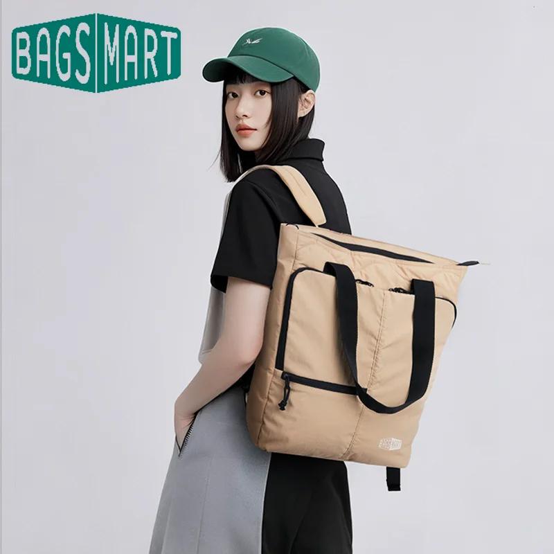 BAGSMART – sac à dos d'école pour ordinateur portable 15.6 pouces, sac à main étanche pour femmes, f
