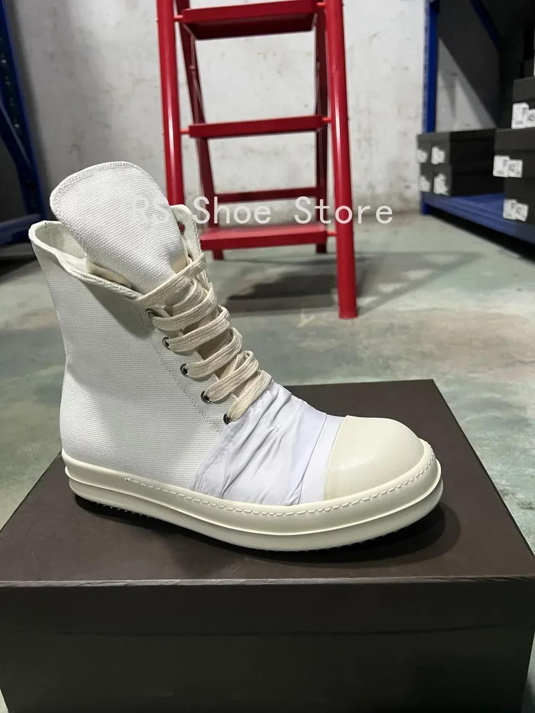 Ro marque Ro hommes chaussure femmes Sneaker blanc toile chaussures haut espadrilles décontractées f