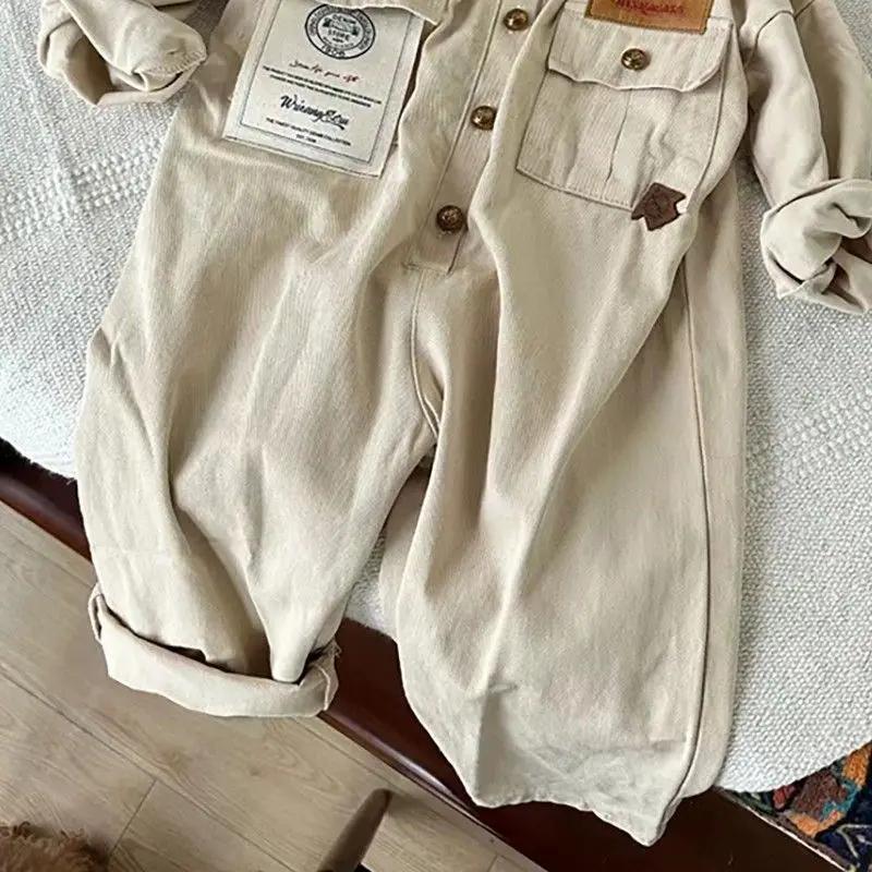 Combinaison pour garçons, nouvelle collection automne 2021, Cool, beau, élégant, pantalon de Style c