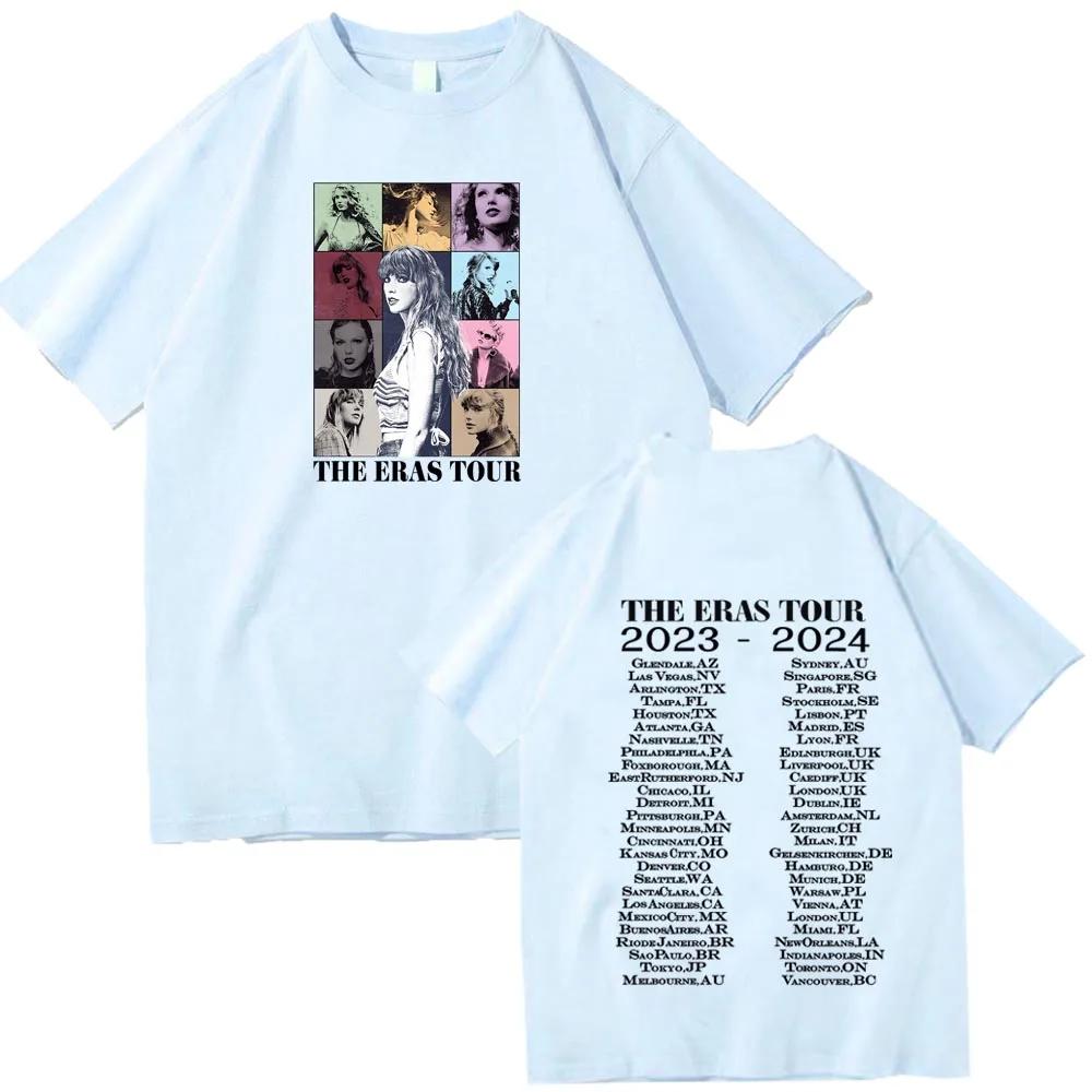 T.S The Era Tour T-shirt homme femme Harajuku col rond chemise décontractée Fans cadeau