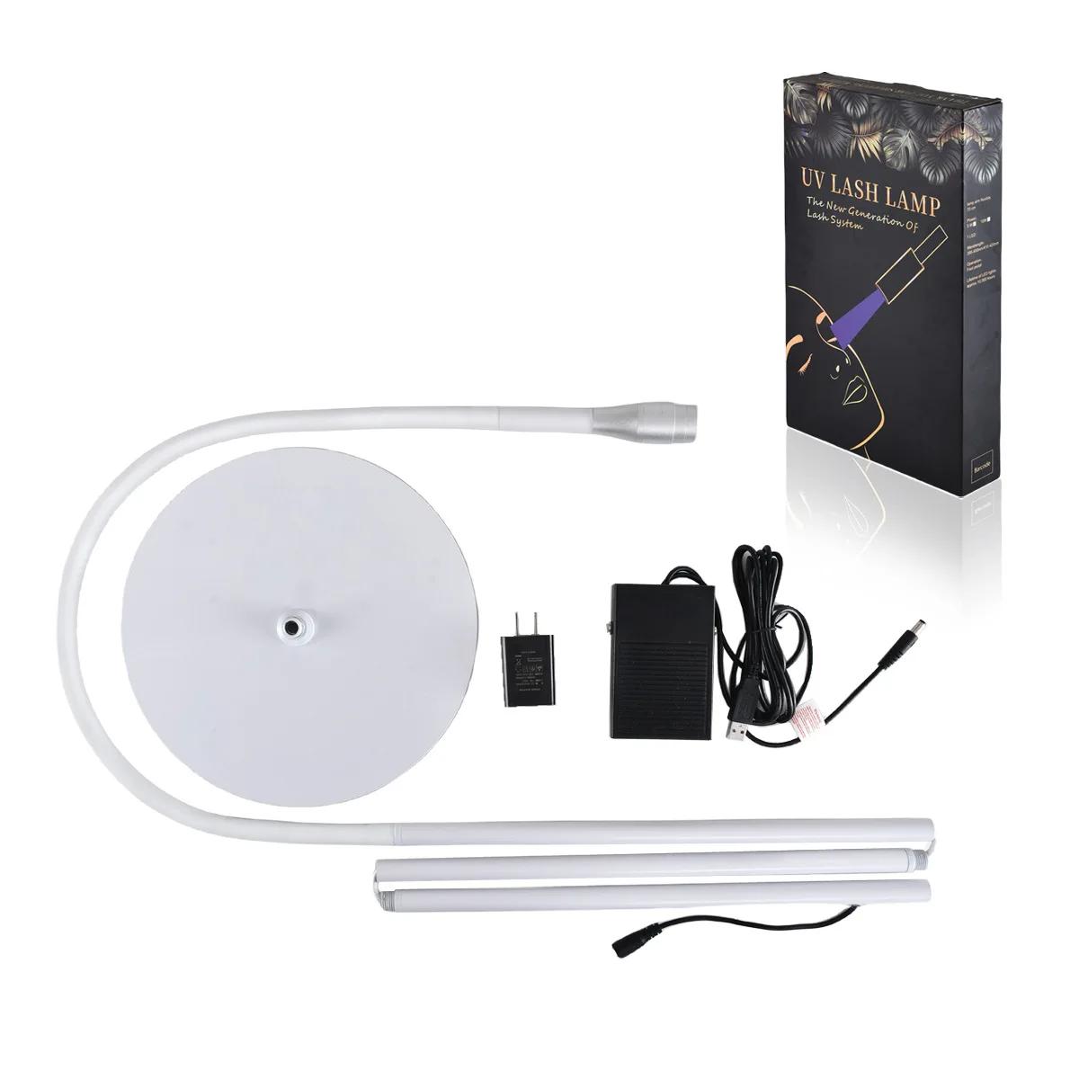 Lampe à polymériser LED UV haute puissance avec interrupteur au pied, lampadaire pour séchage rapide