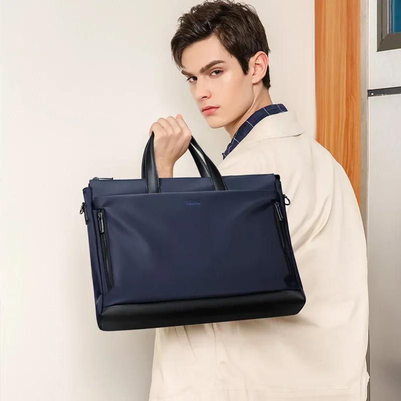 Porte-documents de GOLF en Nylon avec poignée en cuir, sac à bandoulière, sacs pour ordinateur porta