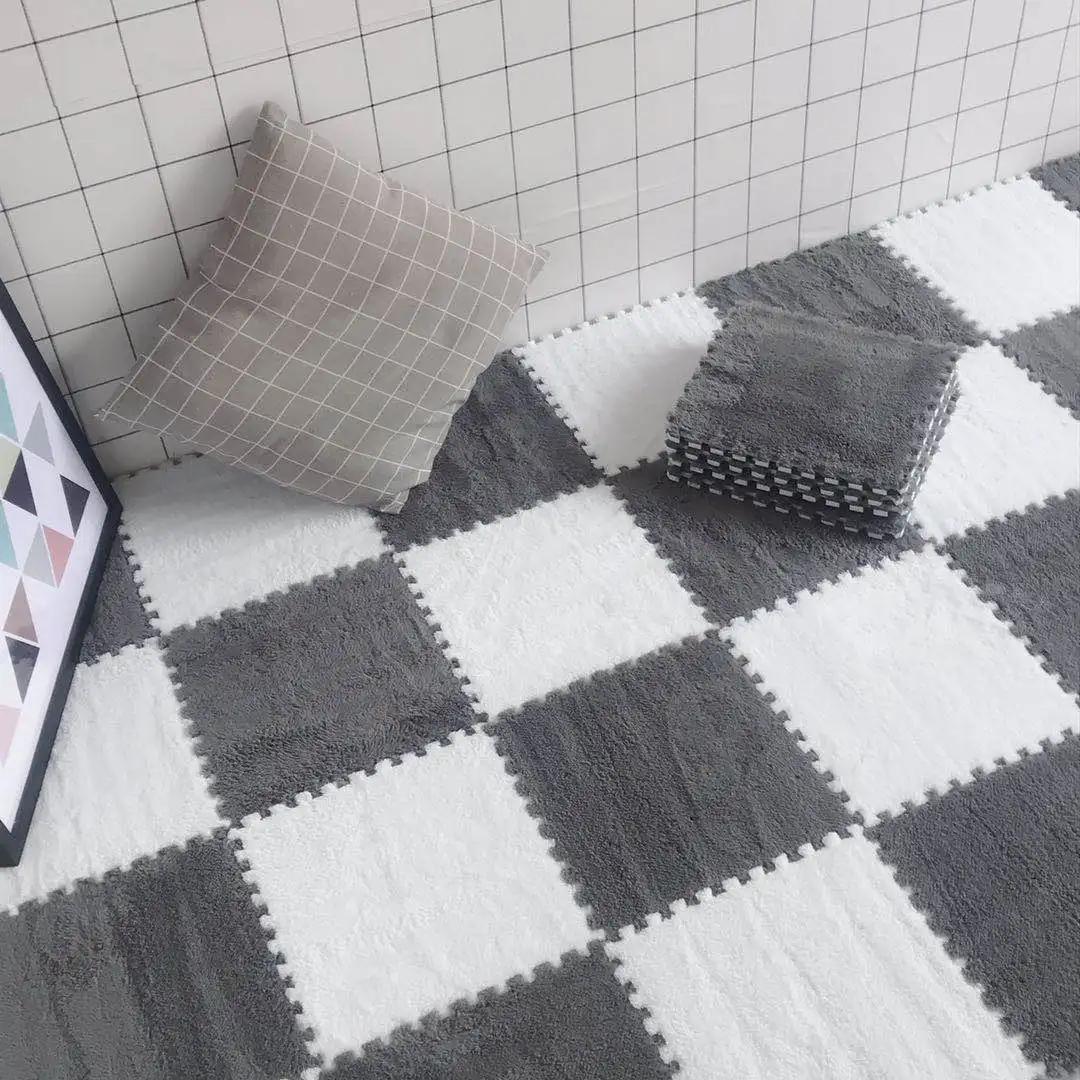 Polymère de jeu en peluche douce pour enfants, tapis de puzzle en mousse brûleur, jouets pour bébé,