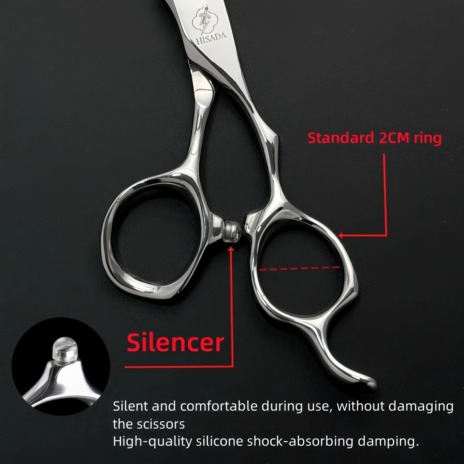 Ciseaux de barbier ciseaux de coiffure professionnels 6.0/6.5/7.0 pouces matériau VG10 ciseaux de co