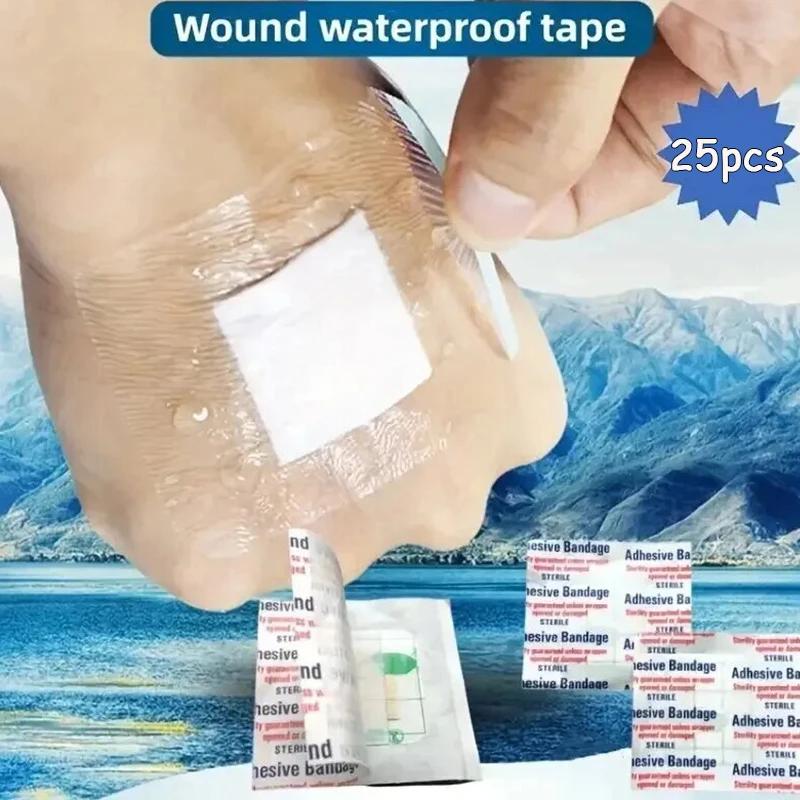 Bandage carré pour enfants, Patch médical imperméable pour plaies, premiers secours pour coupes et A