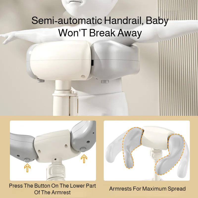 Support de douche réglable pour bébé, dispositif de bain antidérapant pour enfants, support de bain