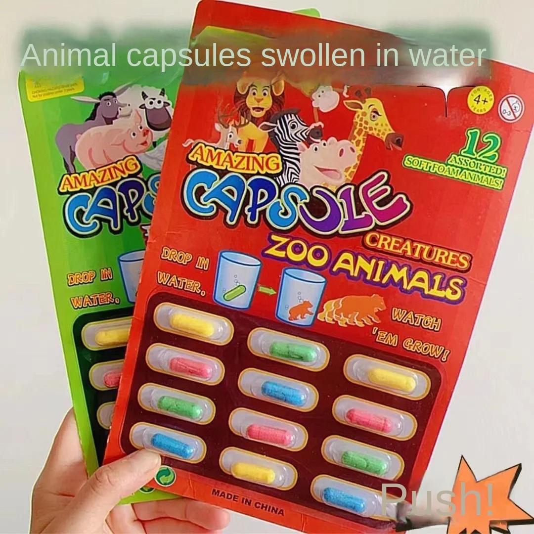 Capsule magique en caoutchouc colorée en croissance, cadeau pour bébé, licorne de noël, compagnon de