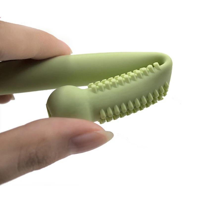 Anneau dentition en paille 77HD, jouet pour enfants, bâton molaire creux en Silicone souple, Non tox