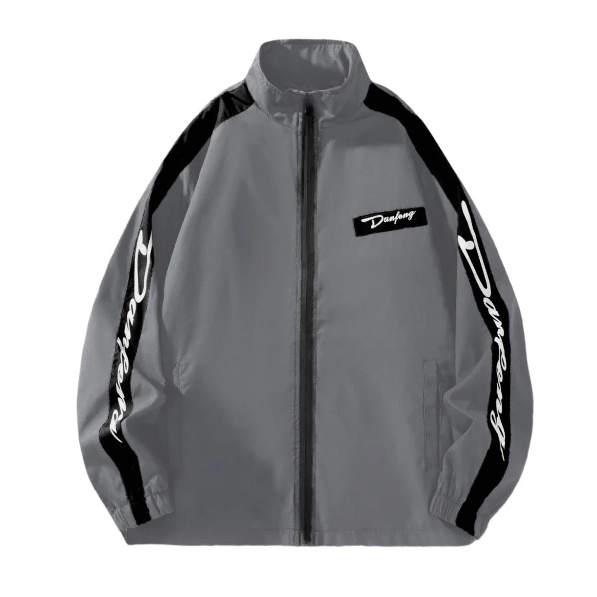 Veste légère à blocs de couleurs pour hommes, voyage décontracté, coupe-vent, résistant à l'usure, t