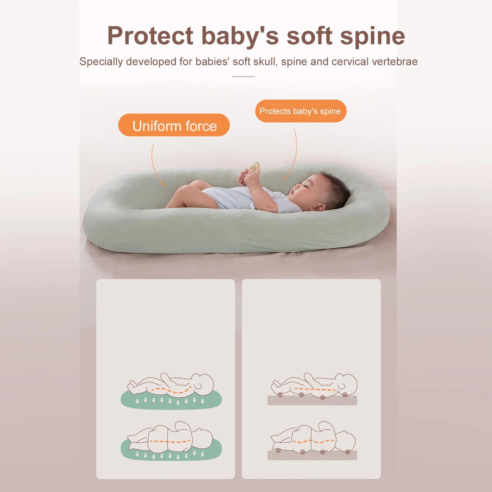 ZK30-Oreiller ergonomique doux au toucher pour bébé, facile à nettoyer, chaise longue pour garçons e