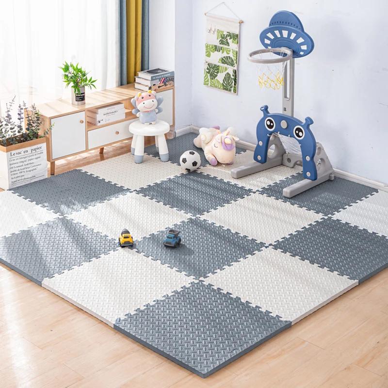 Tapis de Puzzle pour enfants, carrelage en mousse, tapis de jeu pour bébé, équipement d'entraînement