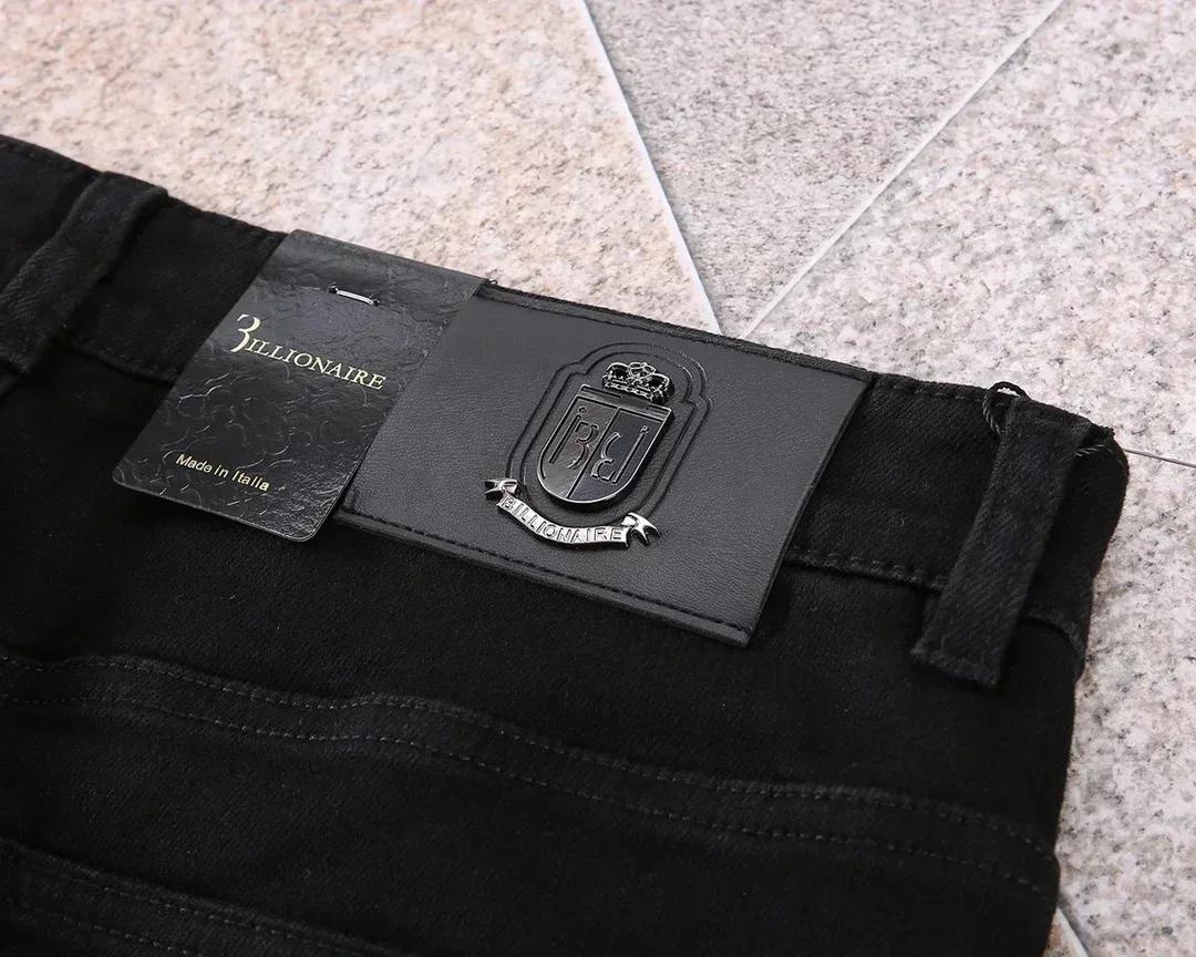 BLLIYOSS BILLIONAIRE jean épais coton hommes 2025 printemps été nouveau décontracté broderie qualité