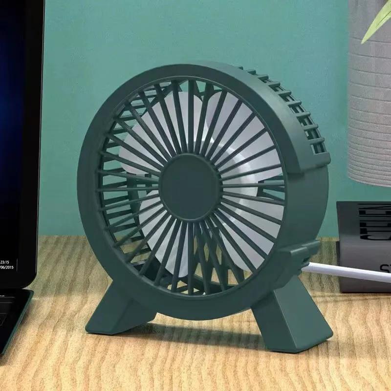 Vie de la batterie ultra silencieuse du petit ventilateur sur le bureau du bureau ; ventilateur enfi