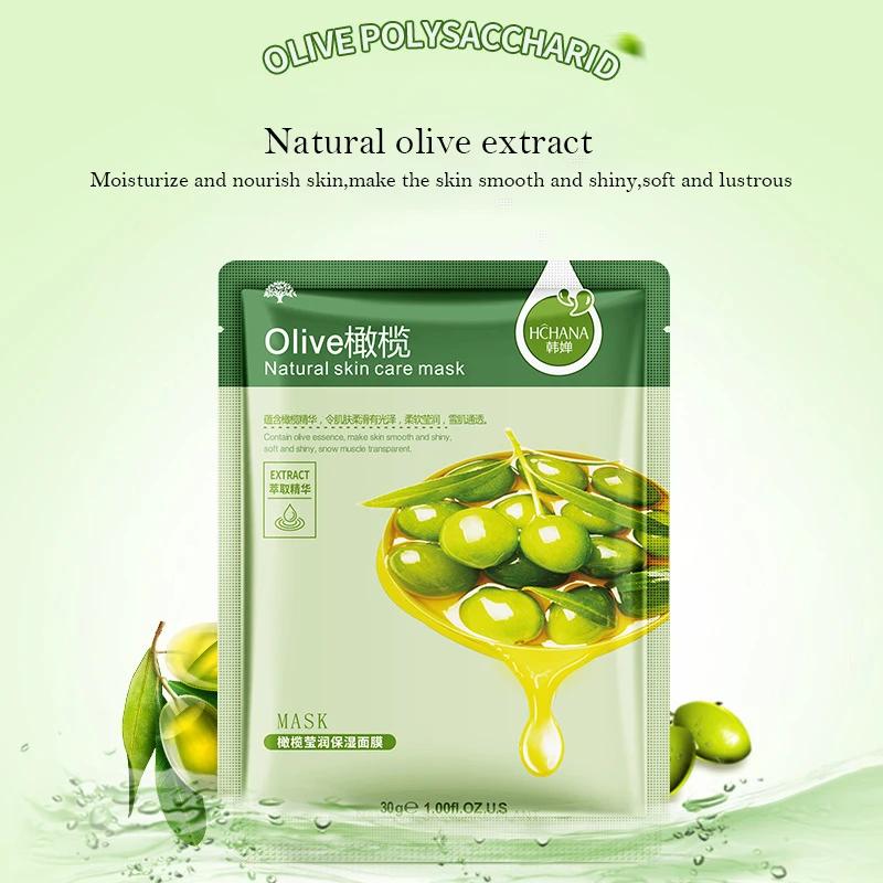 30 pièces masques faciaux Fruits frais blanchissant soin de la peau hydratant Anti rides hydratant c