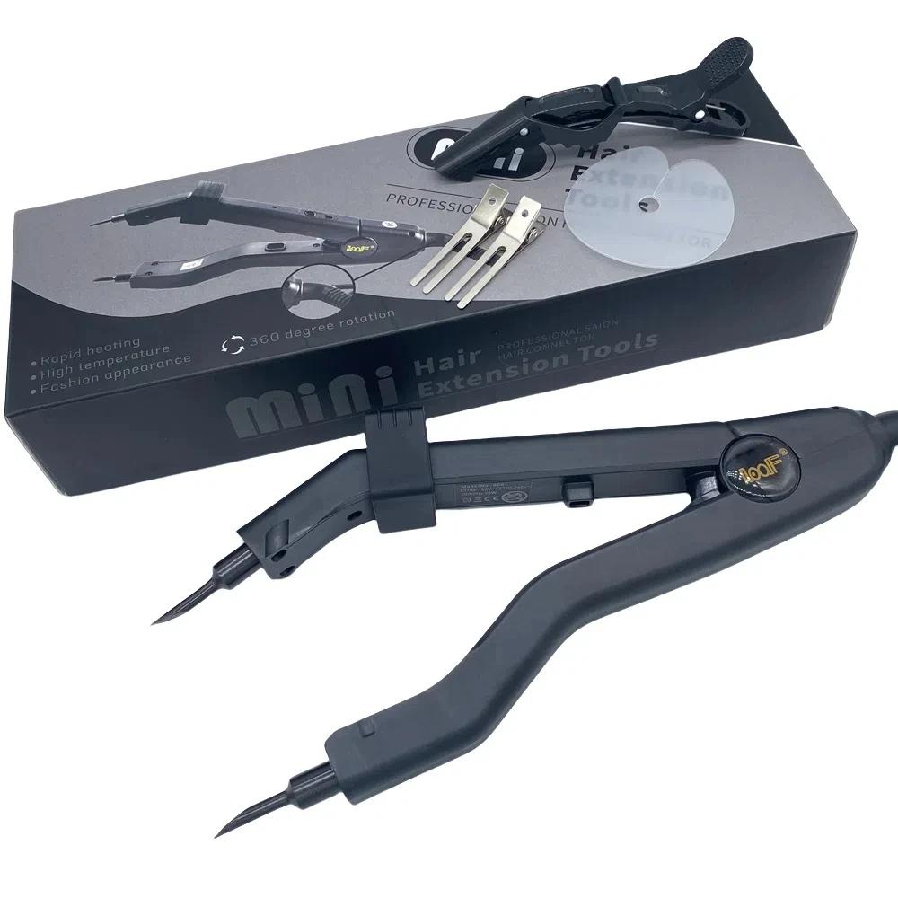 Connecteur thermique pour cheveux JR-609C 24 mm, mini, pointe chauffante noire, température contrôla