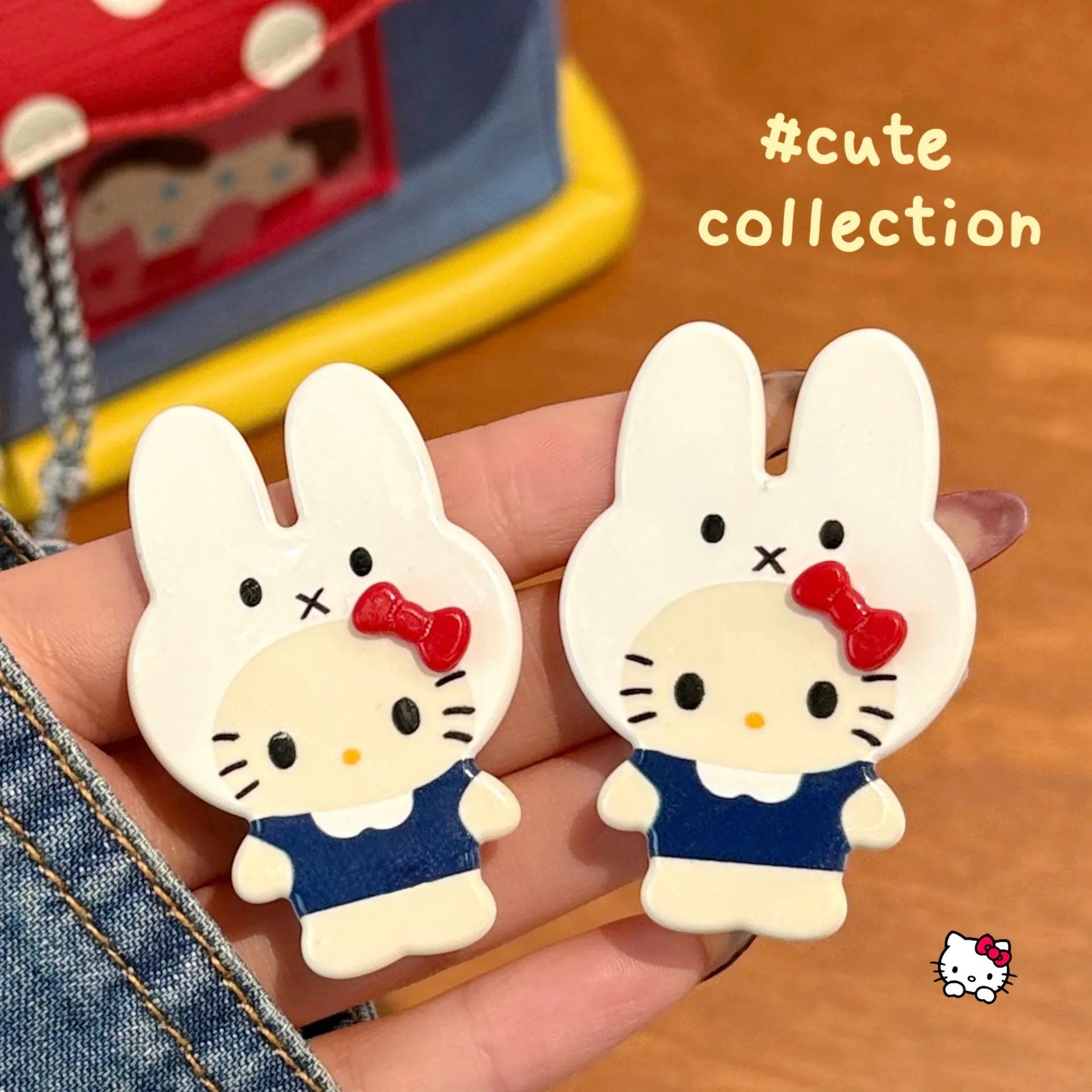 1/3 pièces Sanrio Hello Kitty créatif dessin animé chat épingle à cheveux cheveux accessoires frange