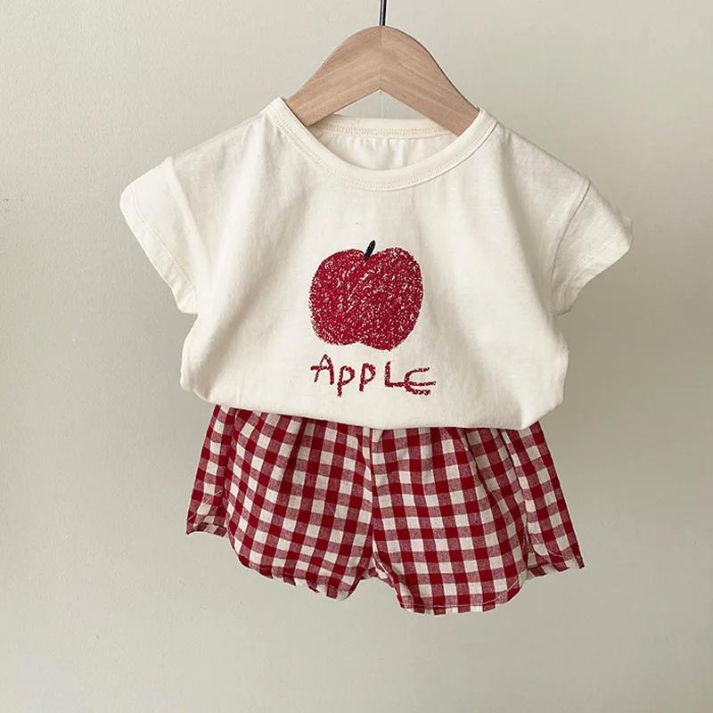 Ensemble pyjama en coton pour bébé, sans manches, vêtements de nuit pour bébé, dessin animé, vêtemen