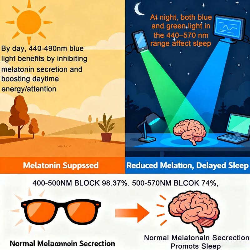 SHINU sommeil meilleurs lentilles rouges lunettes à filtre de lumière bleue pour hommes oculaires or