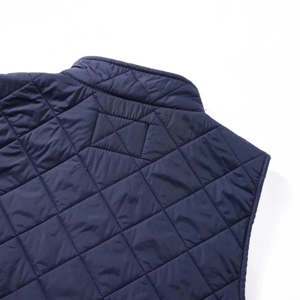 Nouveau gilet matelassé en velours côtelé épais et coton pour hommes pour l'automne et l'hiver