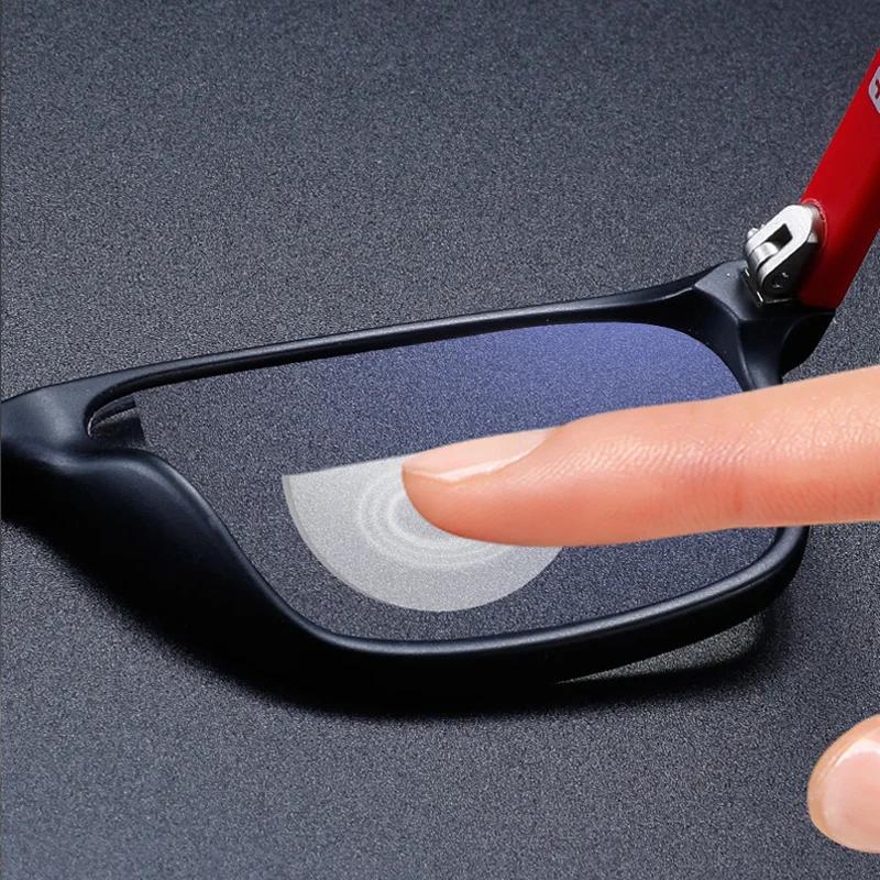 Lunettes de lecture bifocales en Silicone liquide, 2 pièces, lentilles presbytes à coller, grossisse