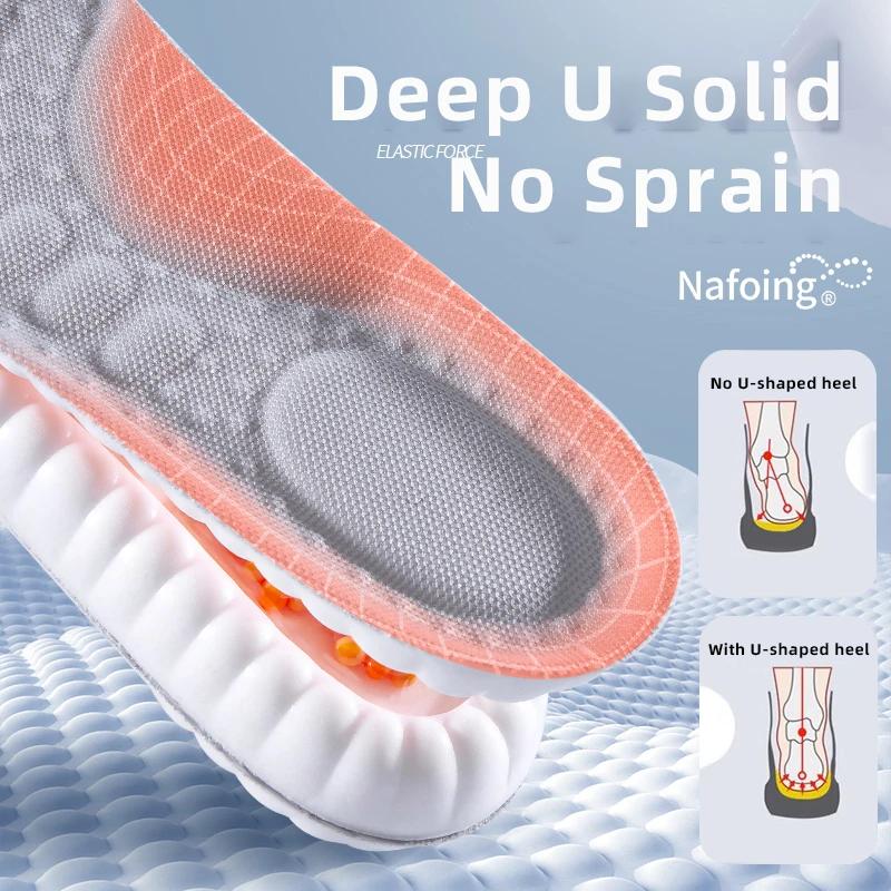 Semelles intérieures de Sport complètes pour les pieds, semelle à coussin d'air en PU, souples et re