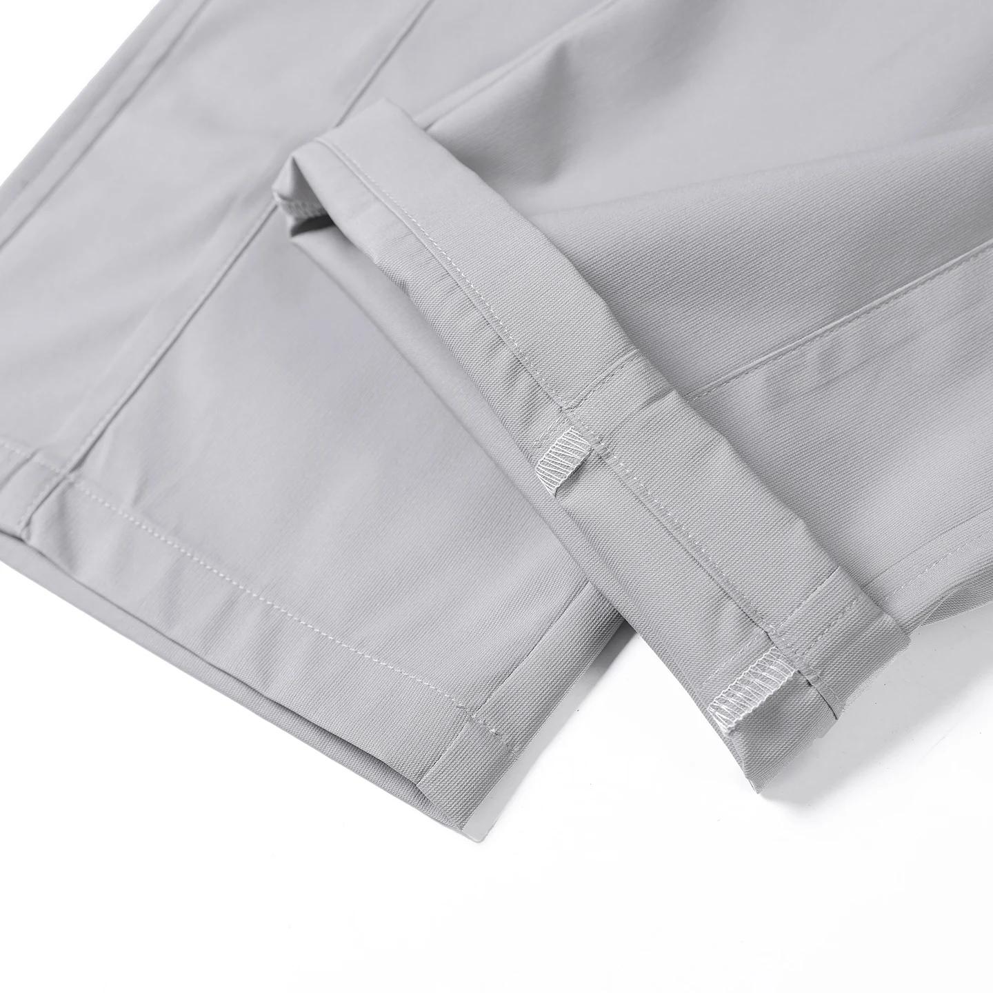 Nouveau Pantalon Décontracté d'Été 2026 de Haute Qualité pour Homme, Couleur Unie, Coupe Droite, Sty