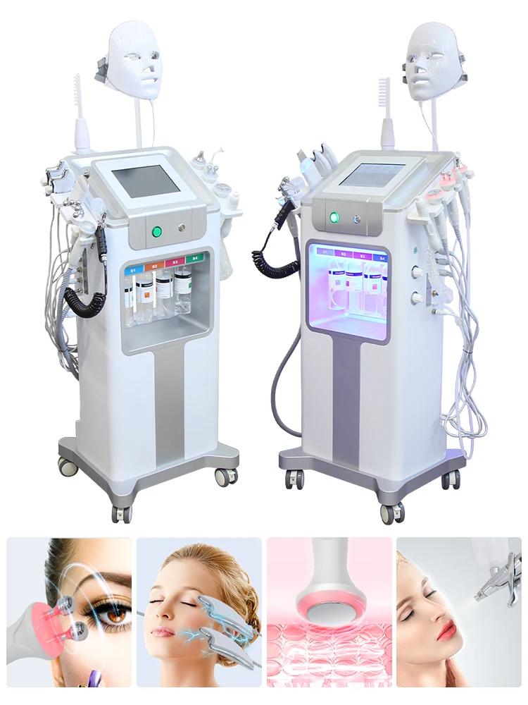 Machine d'hydro-dermabrasion 12 en 1, nettoyage en profondeur, Lifting du visage, Spray d'eau et d'o