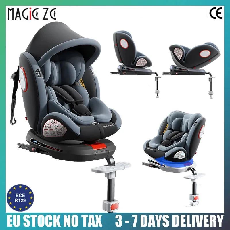 Siège auto pour bébé rotatif à 360 degrés, appui-tête réglable ISOFIX, siège de sécurité pour nourri
