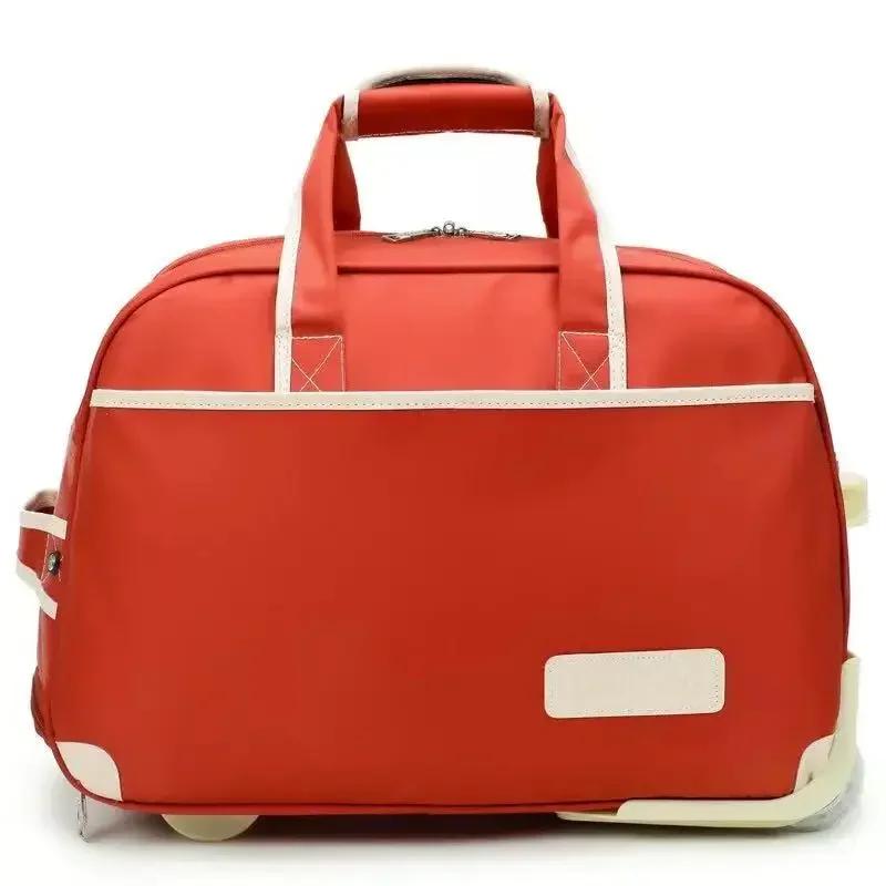 Valise Étanche à Roulettes pour Femme, Sac de -du-- end, Grand Sac à Roulettes