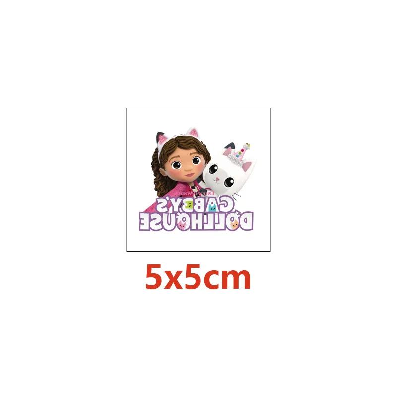 20 autocollants tatouages Kawaii Gabby Dollhouse Cats, mignons, dessins animés, anime, pour enfants,