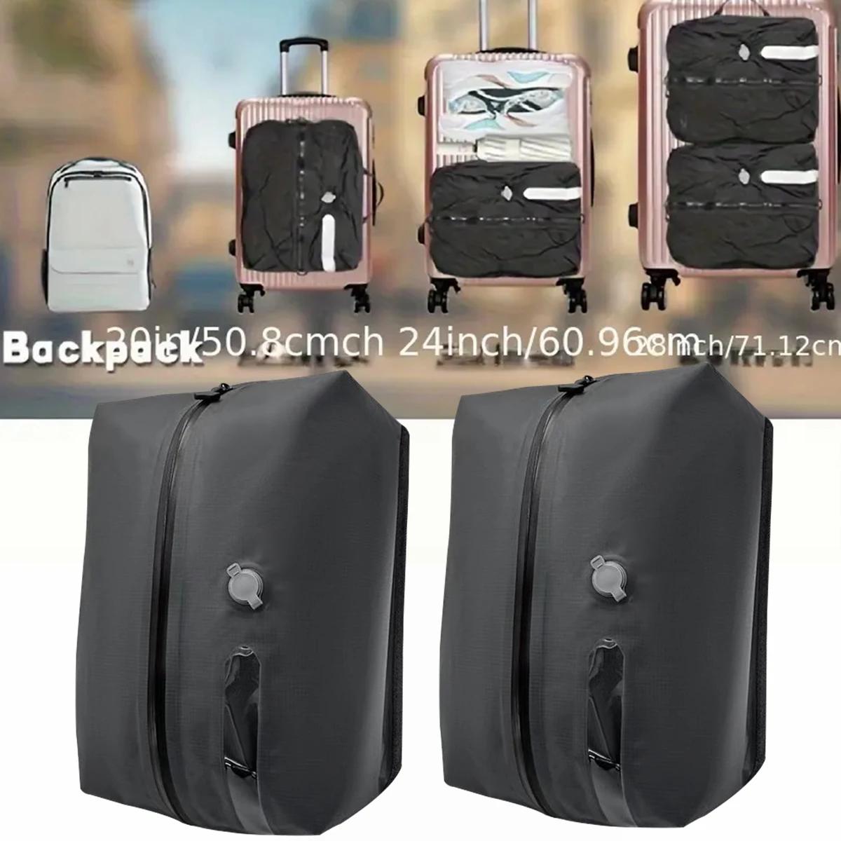 Sac de Compression sous vide, sac de rangement de bagages de voyage, sac de rangement de vêtements,