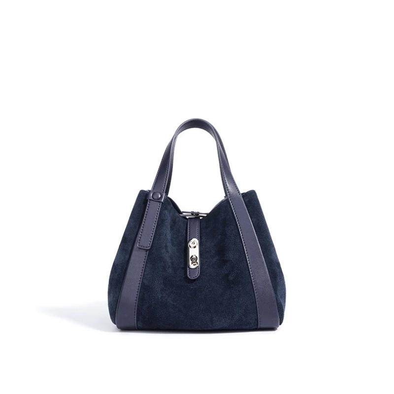 Jonlily femmes sac à bandoulière en cuir véritable femme mode sac à main fourre-tout sac de jour déc
