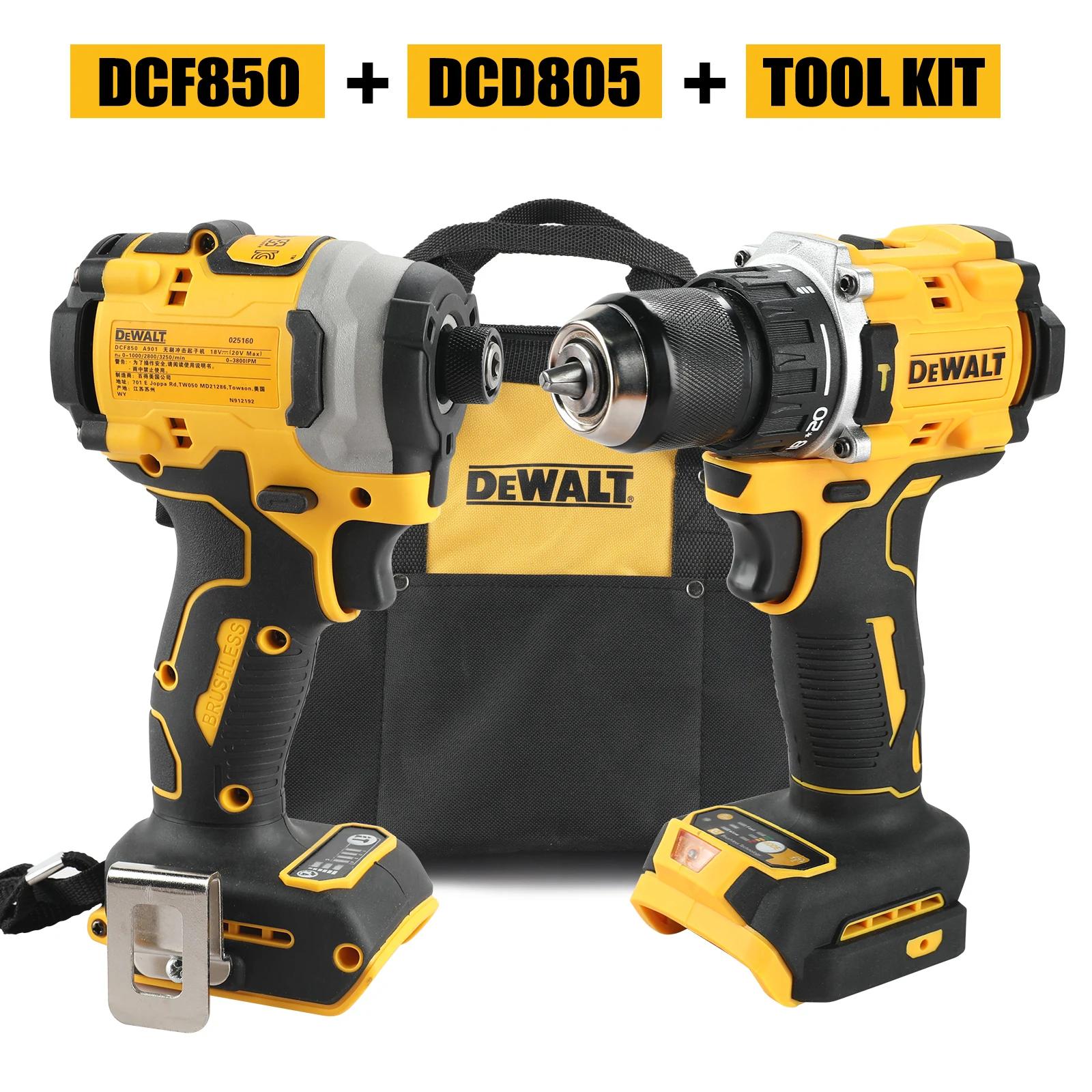 DeWalt – tournevis à moteur sans balais au Lithium, tournevis électrique, perceuse à main électrique