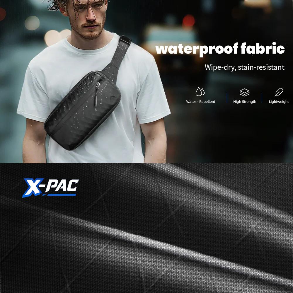 Heroic Knight – sac à bandoulière en tissu X-Pac pour hommes, sac de voyage unisexe imperméable, gra
