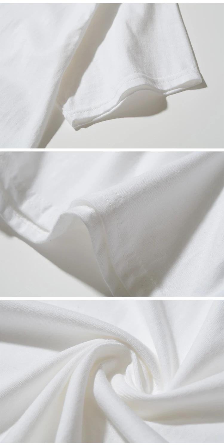 T-shirt d'été en coton pur haut de gamme, style coréen, décontracté et polyvalent, col rond, manches