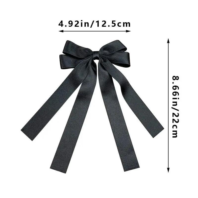 Pince à Cheveux Élégante en Satin pour Femme et Fille, Barrettes à Nministériels d, Ruban, Couleur U