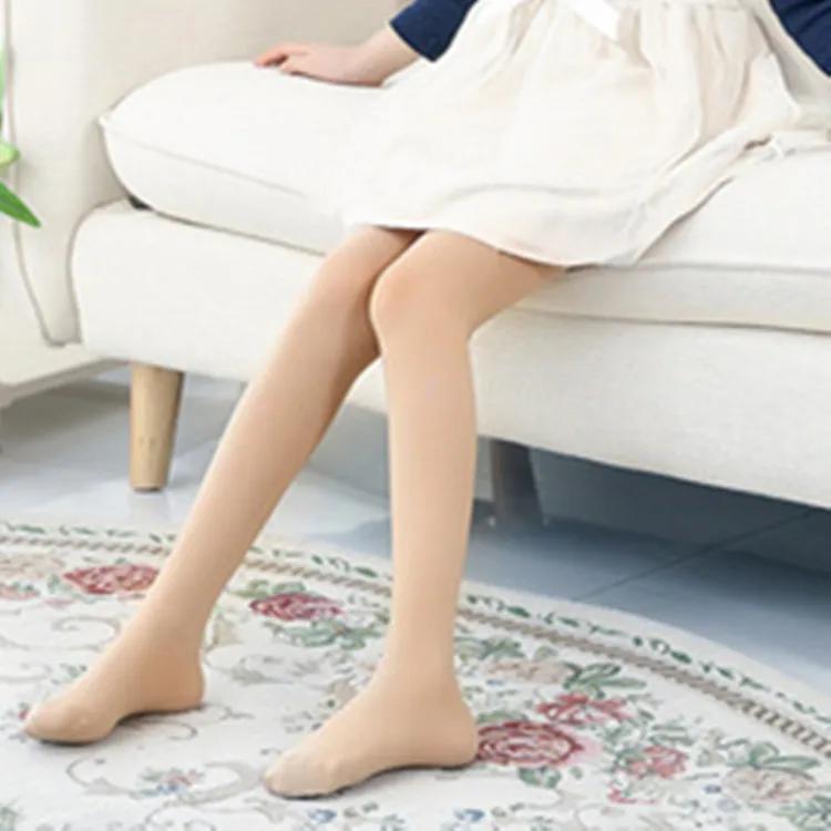 Collants d'été couleur bonbon pour enfants, collants de danse de Ballet pour filles, bas en velours