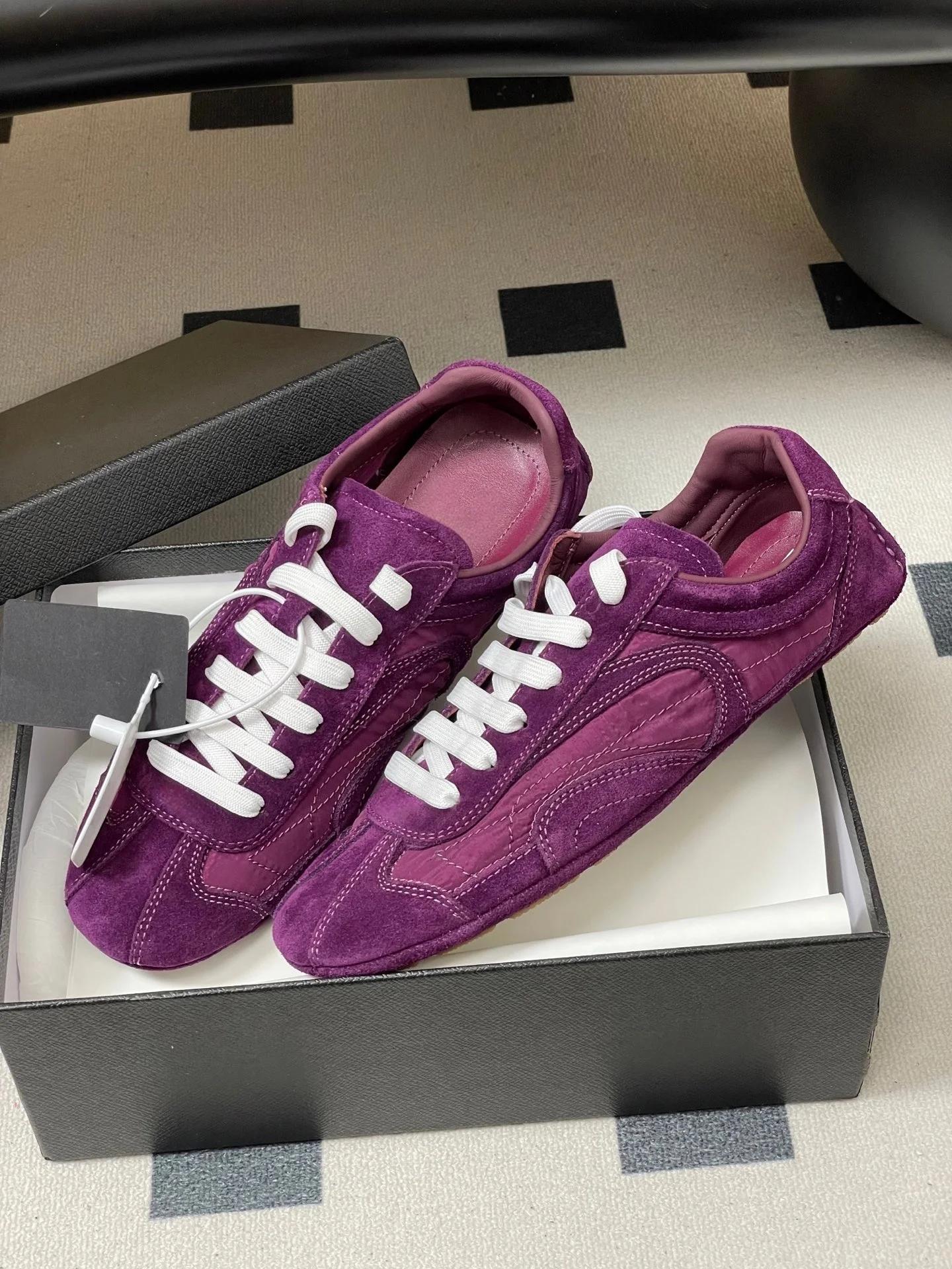 Baskets décontractées de luxe pour femmes, chaussures de ville, chaussures de randonnée en nylon et