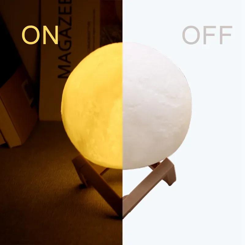 Lampe au clair de lune assemblée, caractéristiques créatives, jouet familial, salon, chambre à couch