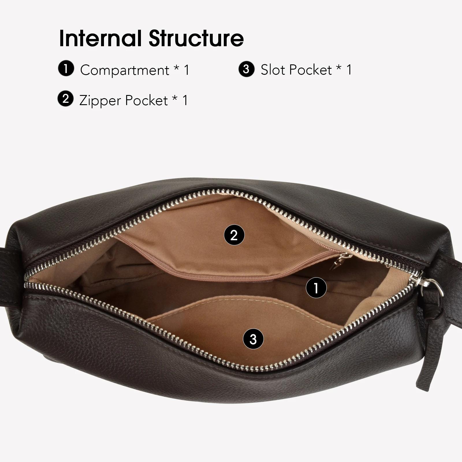 Donna-in – sac à main demi-lune en cuir de vache véritable pour femmes, sac à bandoulière Hobo en cu