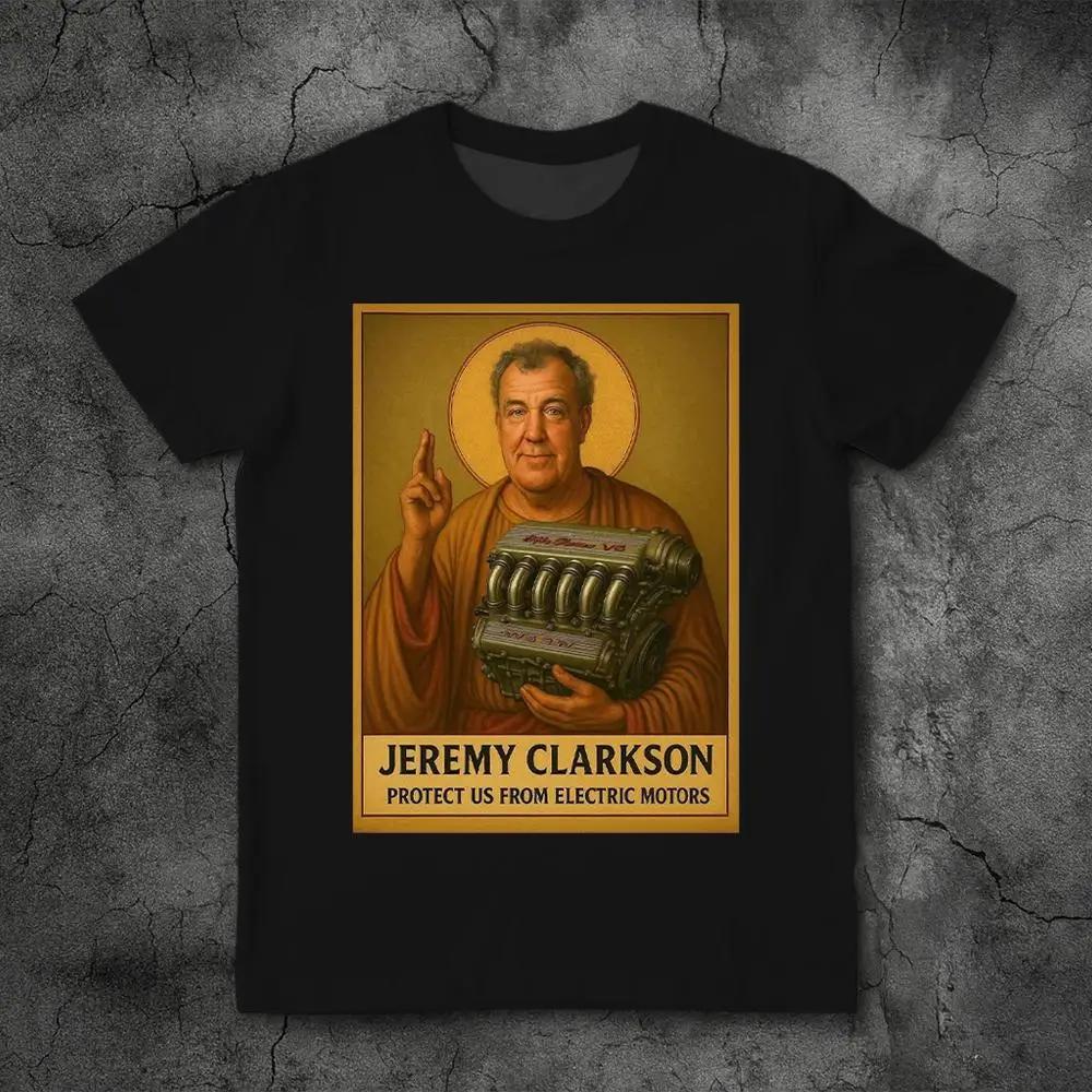 Jeremy Clarkson nous protéger des moteurs électriques Merch Fans T-shirt haut équipement drôle Meme